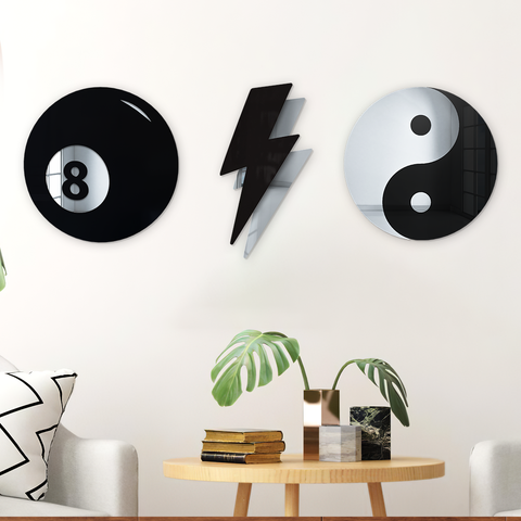 8 Ball Decor - Art mural 3D Magic Eight Ball