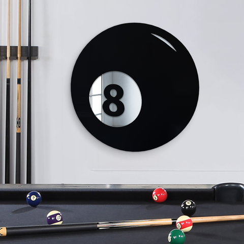 8 Ball Decor - Art mural 3D Magic Eight Ball