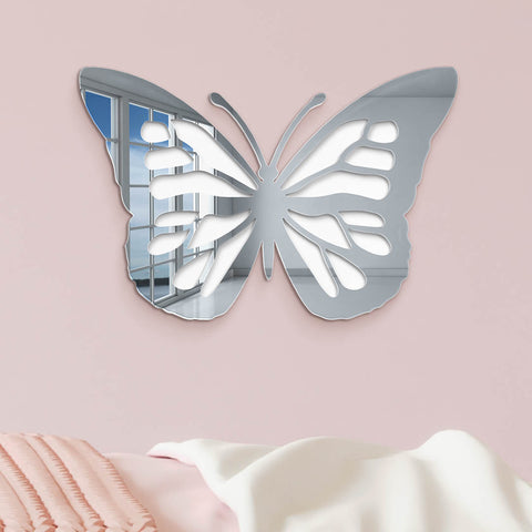 Butterfly Mirror - Butterfly Silhouette 3D Wall Art