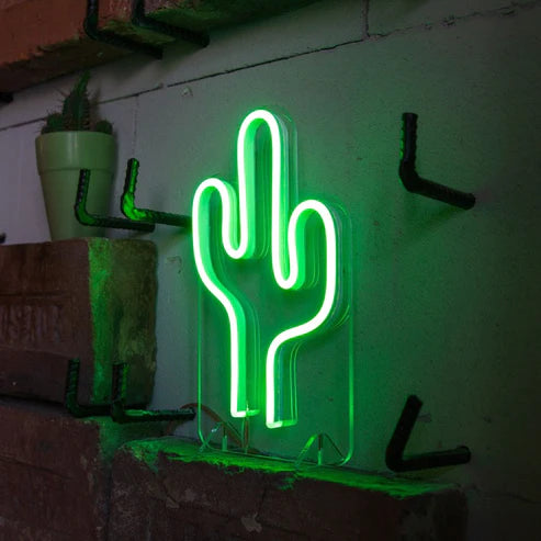 Cactus Mini Enseigne LED Néon - Neon LED au Maroc