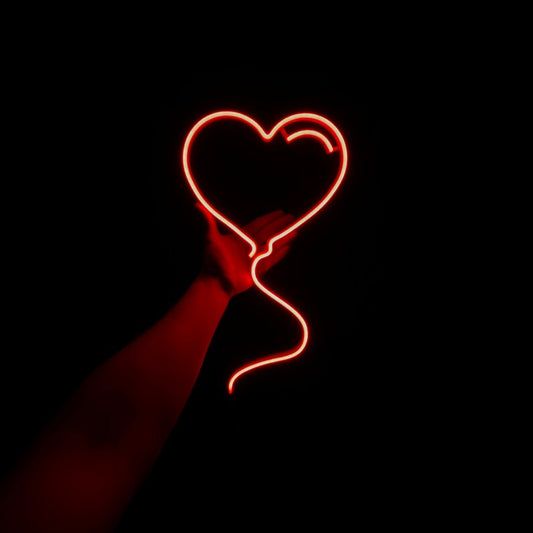 Le Ballon en Forme de Coeur - Néon LED au Maroc