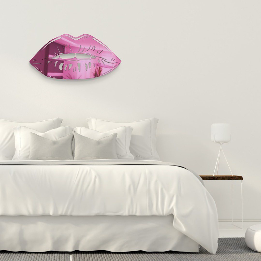 Mirror Lips - Décor mural 3D