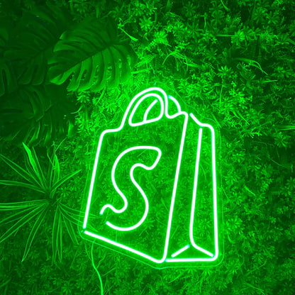 Shopify Logo LED Enseigne au Néon - Neon LED au Maroc