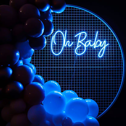 Neon Event Enseigne "Oh Baby"  Neon LED AU MAROC