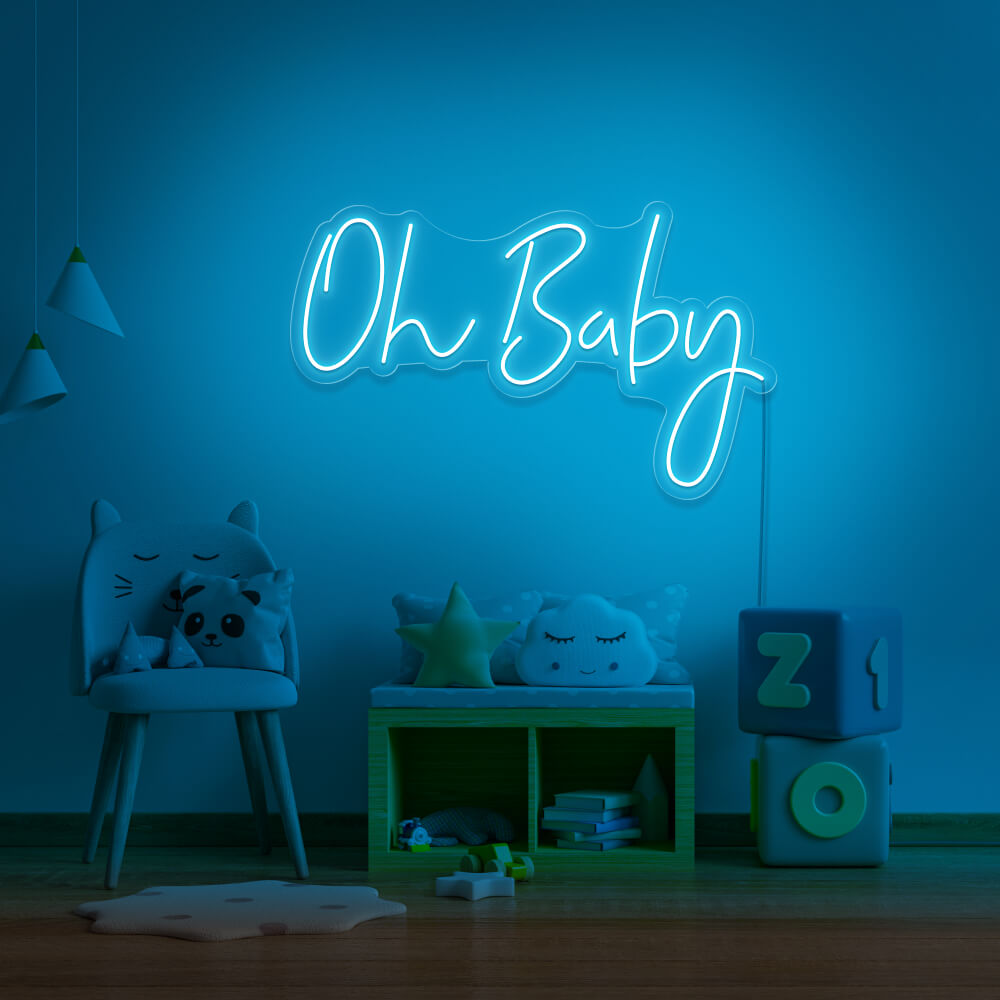 Neon Event Enseigne "Oh Baby"  Neon LED AU MAROC