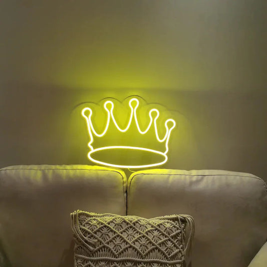 "TAJ" Couronne Néon decor - Neon Led au Maroc