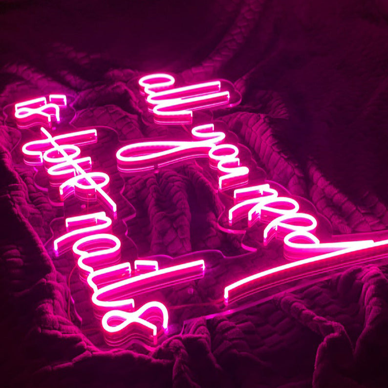 "All you need is nails" neon Beauty maroc - Neon Led au Maroc