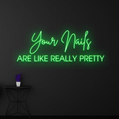 "Your Nails ARE LIKE REALLY PRETTY" Neon Beauty maroc - Neon Led au Maroc