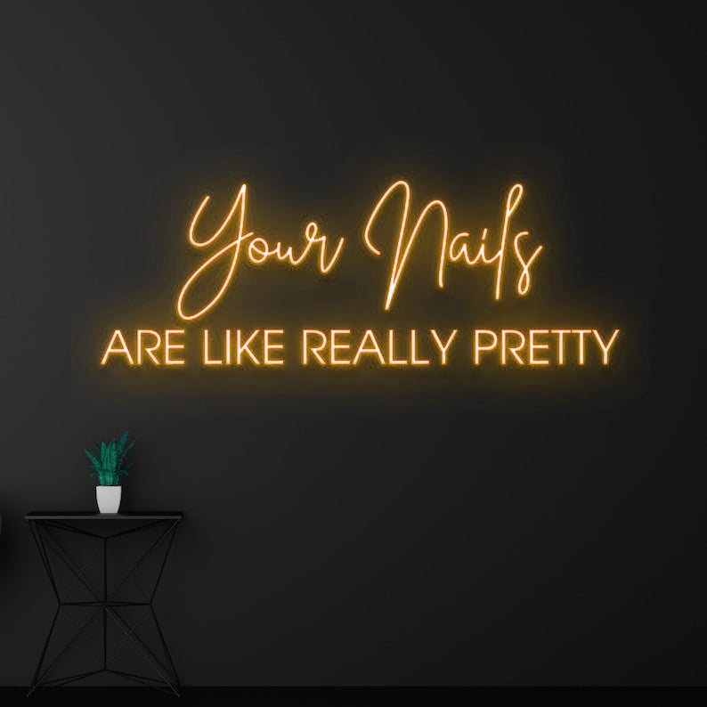 "Your Nails ARE LIKE REALLY PRETTY" Neon Beauty maroc - Neon Led au Maroc