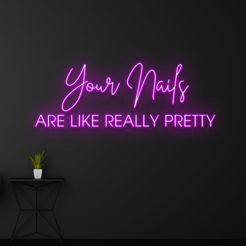 "Your Nails ARE LIKE REALLY PRETTY" Neon Beauty maroc - Neon Led au Maroc