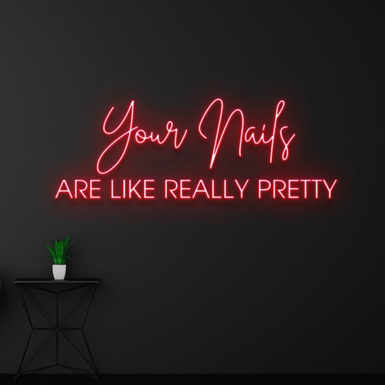 "Your Nails ARE LIKE REALLY PRETTY" Neon Beauty maroc - Neon Led au Maroc