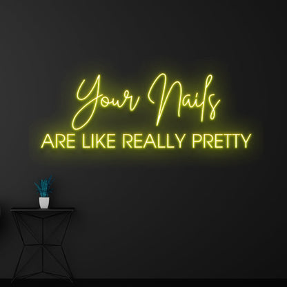 "Your Nails ARE LIKE REALLY PRETTY" Neon Beauty maroc - Neon Led au Maroc