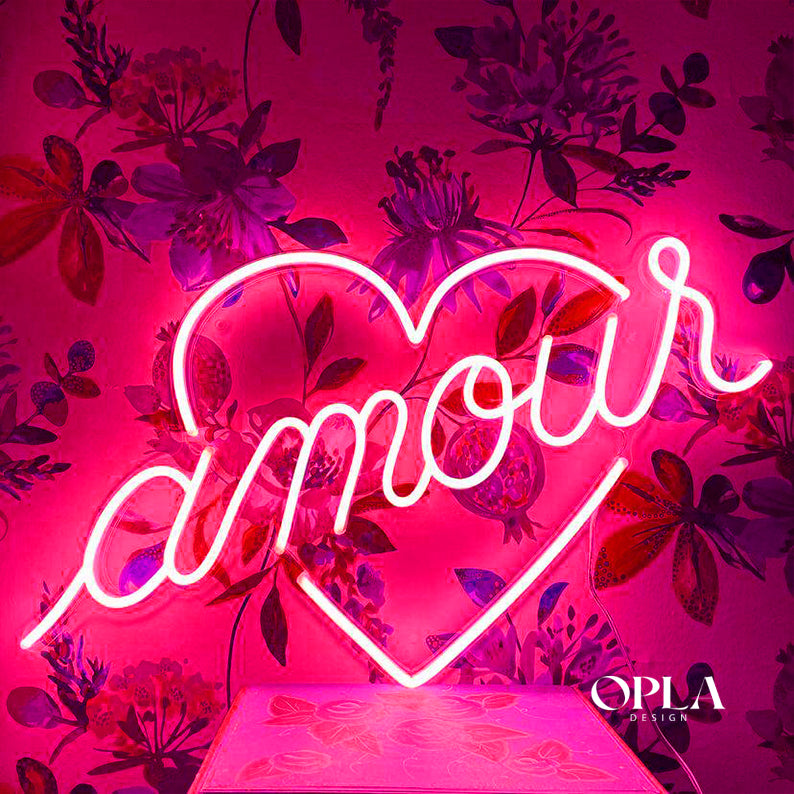 "Amour by Jean André" Neon Morocco - Neon Led in Morocco