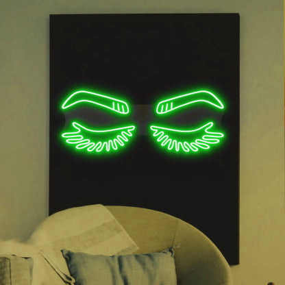 "Eyelashes" Neon Beauty maroc - Neon Led au Maroc