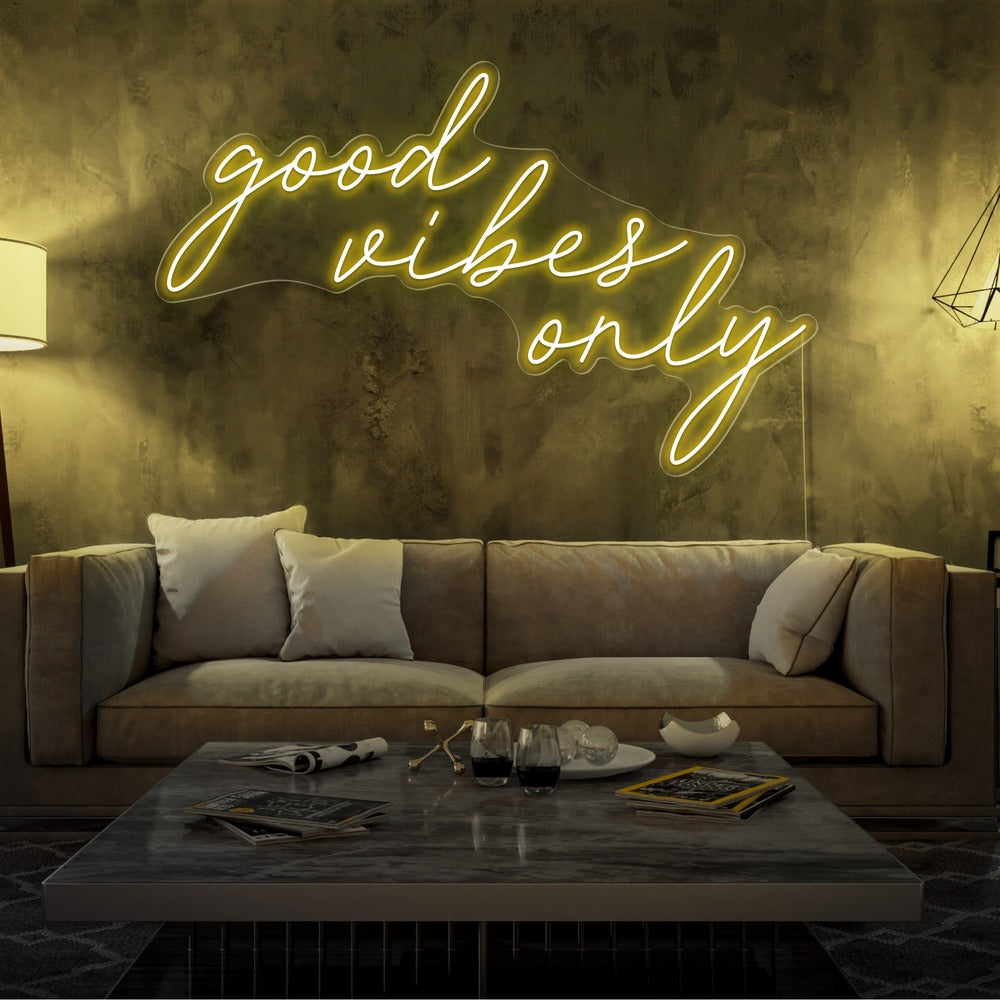 Good Vibes Only - LED Neon enseigne - Neon Led au Maroc