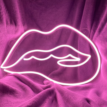 "IRRESISTIBLE LIPS" Neon Beauty maroc - Neon Led au Maroc