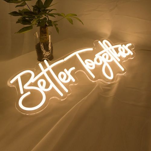 Better Together neon évent maroc - Neon Led au Maroc