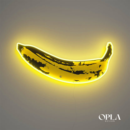 "Banana by Andy Warhol" Neon maroc - Neon Led au Maroc