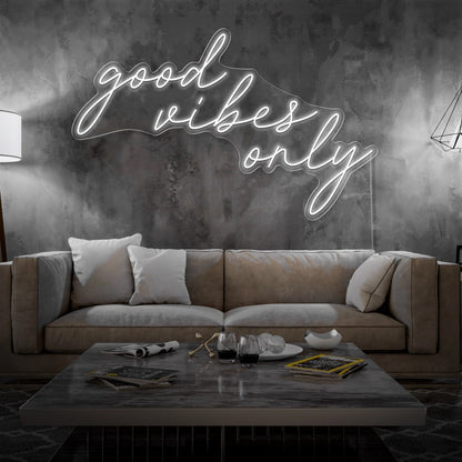 Good Vibes Only - LED Neon enseigne - Neon Led au Maroc