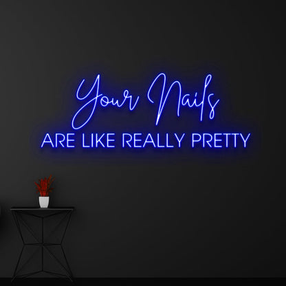 "Your Nails ARE LIKE REALLY PRETTY" Neon Beauty maroc - Neon Led au Maroc