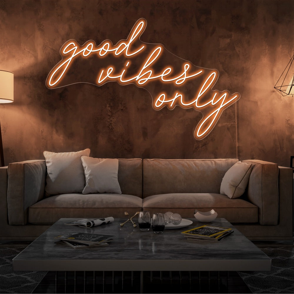 Good Vibes Only - LED Neon enseigne - Neon Led au Maroc