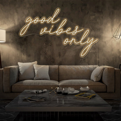 Good Vibes Only - LED Neon enseigne - Neon Led au Maroc