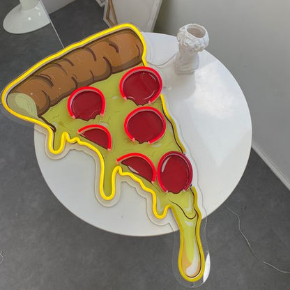 Pizza Neon Maroc Sign - Acrylic Artwork Maroc