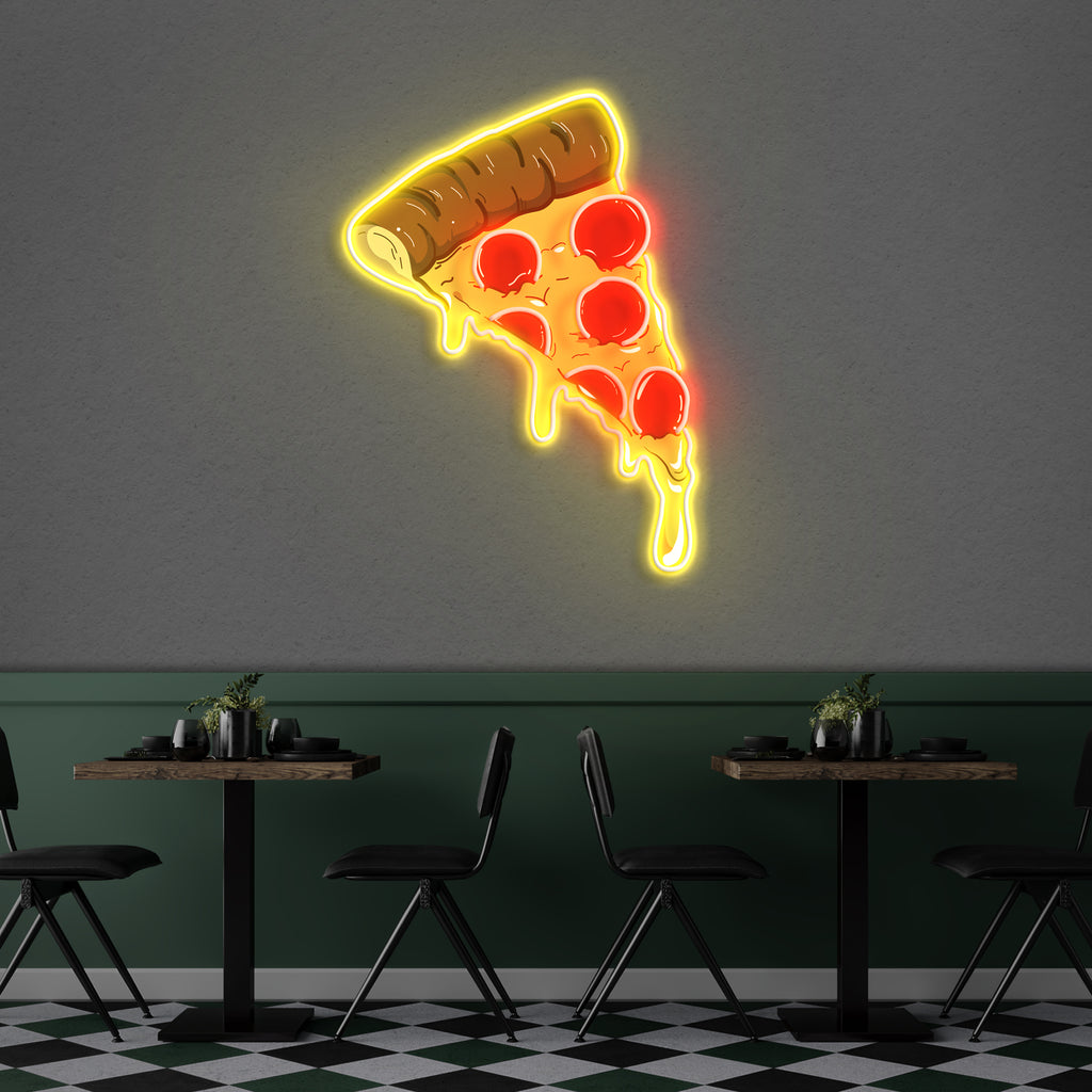 Pizza Neon Maroc Sign - Acrylic Artwork Maroc